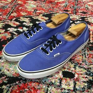 EXCELLENT Vans Authentic Low Skate Shoe Spectrum Purple True White Men's 12